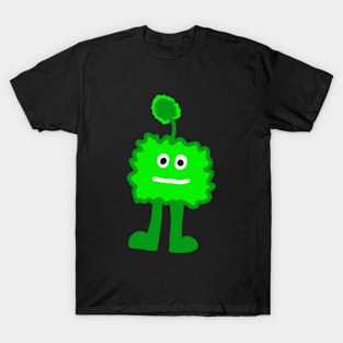 Cute Fuzzy Green Monster T-Shirt